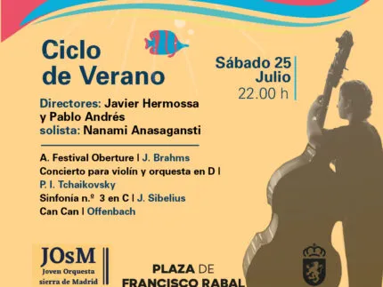 La Joven Orquesta Sierra de Madrid actuará en Alpedrete el 25 de julio