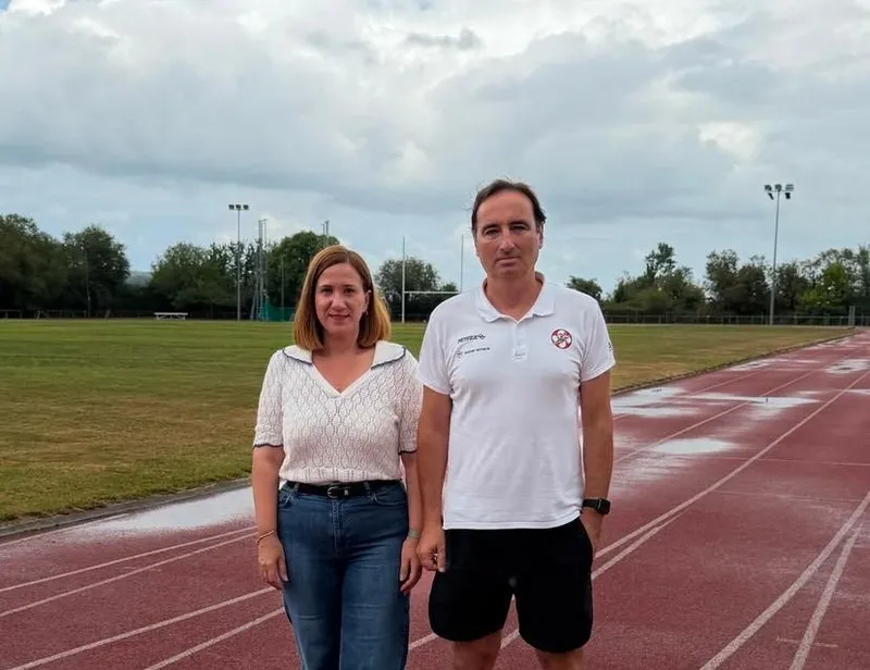 Irun renueva la pista de atletismo de Plaiaundi para asegurar la actividad del BAT