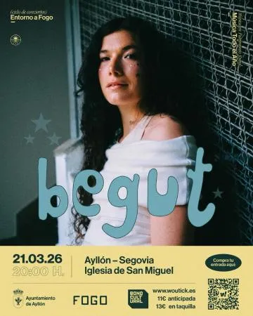 La artista emergente Begut actuará en Ayllón el 25 de marzo