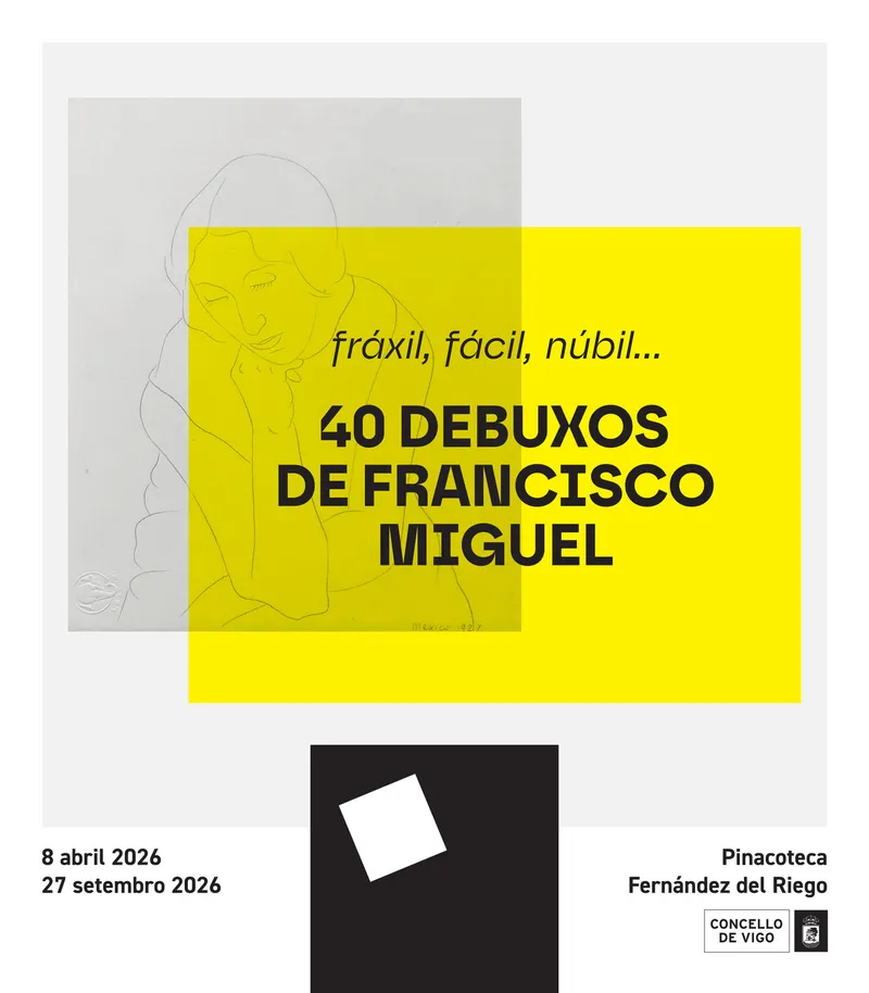Exposición "Frágil, fácil, hábil" en Vigo: 40 dibujos de Francisco Miguel