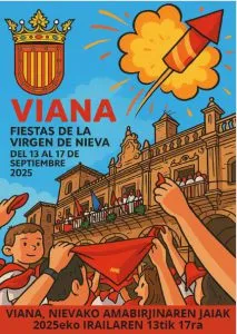Viana publica los programas de fiestas de septiembre de 1951 a 2025