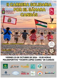 Candás celebra la II Carrera Solidaria por el Sáhara con participación escolar y abierta
