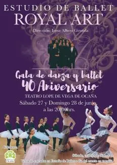 El Estudio de Ballet Royal Art celebra su 50 aniversario en Ocaña
