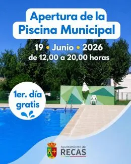 Recas abre las puertas de su piscina municipal para la temporada de verano