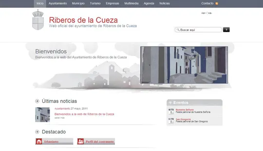 Riberos de la Cueza estrena su portal municipal en internet
