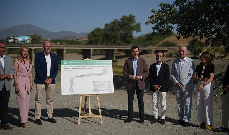 La Junta de Andalucía inicia las obras de la Autovía del Guadalhorce tras 16 años de espera