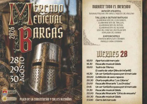 Bargas se transporta a la Edad Media con su Mercado Medieval este fin de semana