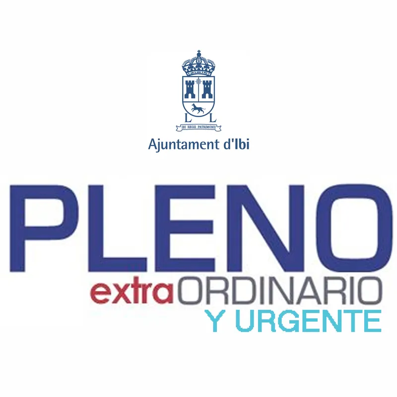 Ibi convoca pleno ordinario para el 9 de junio a las 19:00 horas