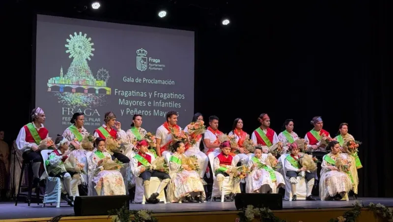 Fraga inicia las Fiestas del Pilar con la proclamación de sus máximos representantes