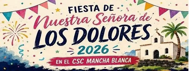 Tinajo anuncia actividades infantiles y juveniles para las Fiestas de Los Dolores