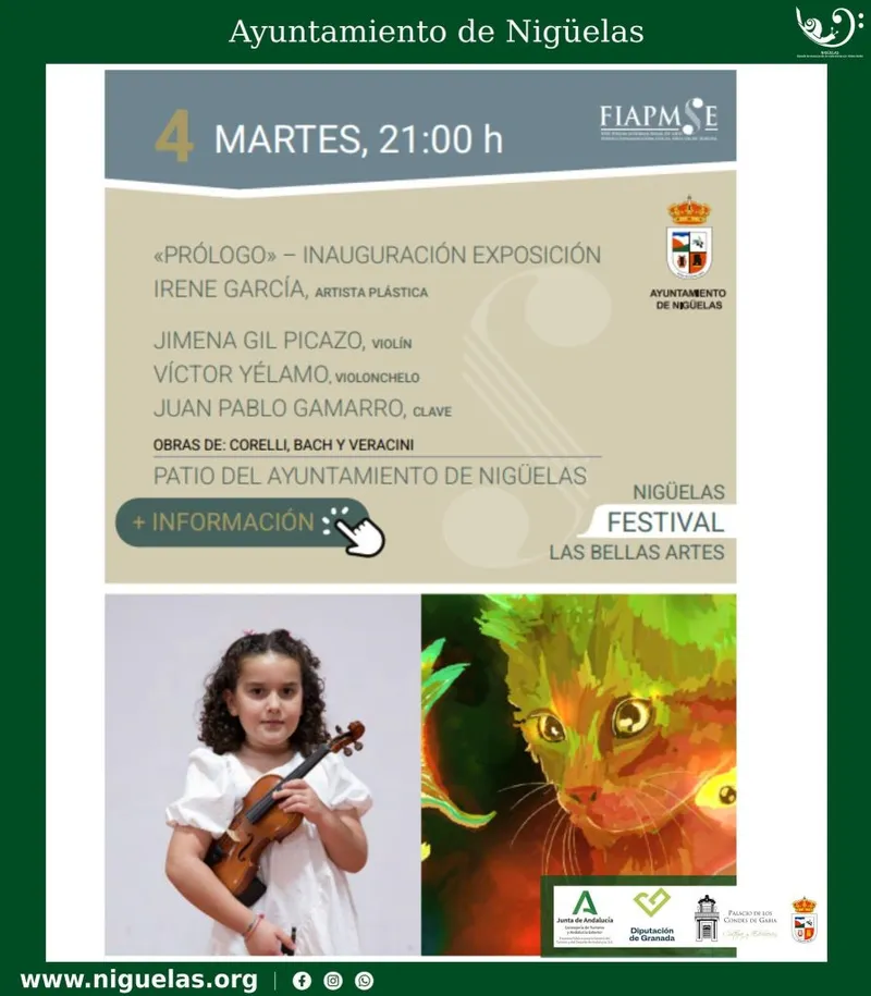 Nigüelas se llena de cultura con una variada agenda de eventos para los próximos meses