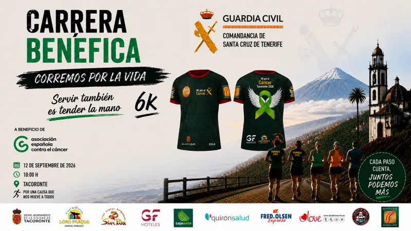 Tacoronte acoge la III Carrera Benéfica "Corremos por la Vida" contra el cáncer