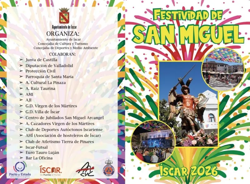 Íscar presenta el programa de Fiestas de San Miguel 2026