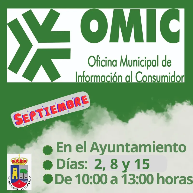 Valdeolmos-Alalpardo abre la Oficina Municipal de Información al Consumidor en septiembre