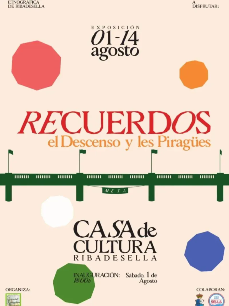 Ribadesella inaugura la exposición "Recuerdos del Descenso y les Piragües"