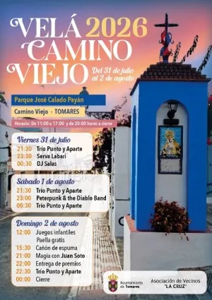 Tomares celebra la 40ª edición de la Velá del Camino Viejo con música y actividades familiares