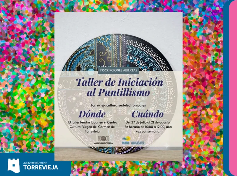 Torrevieja abre inscripciones para taller gratuito de iniciación al puntillismo