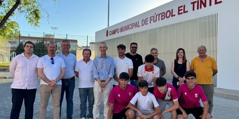 Utrera estrena mejoras en el Campo de Fútbol El Tinte con una inversión de más de 280.000 euros