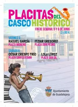 Conciertos de verano en las plazas del casco histórico de Guadalajara