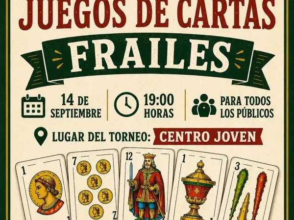 Frailes celebra la Feria de Frailes 2026 con un torneo de cartas intergeneracional