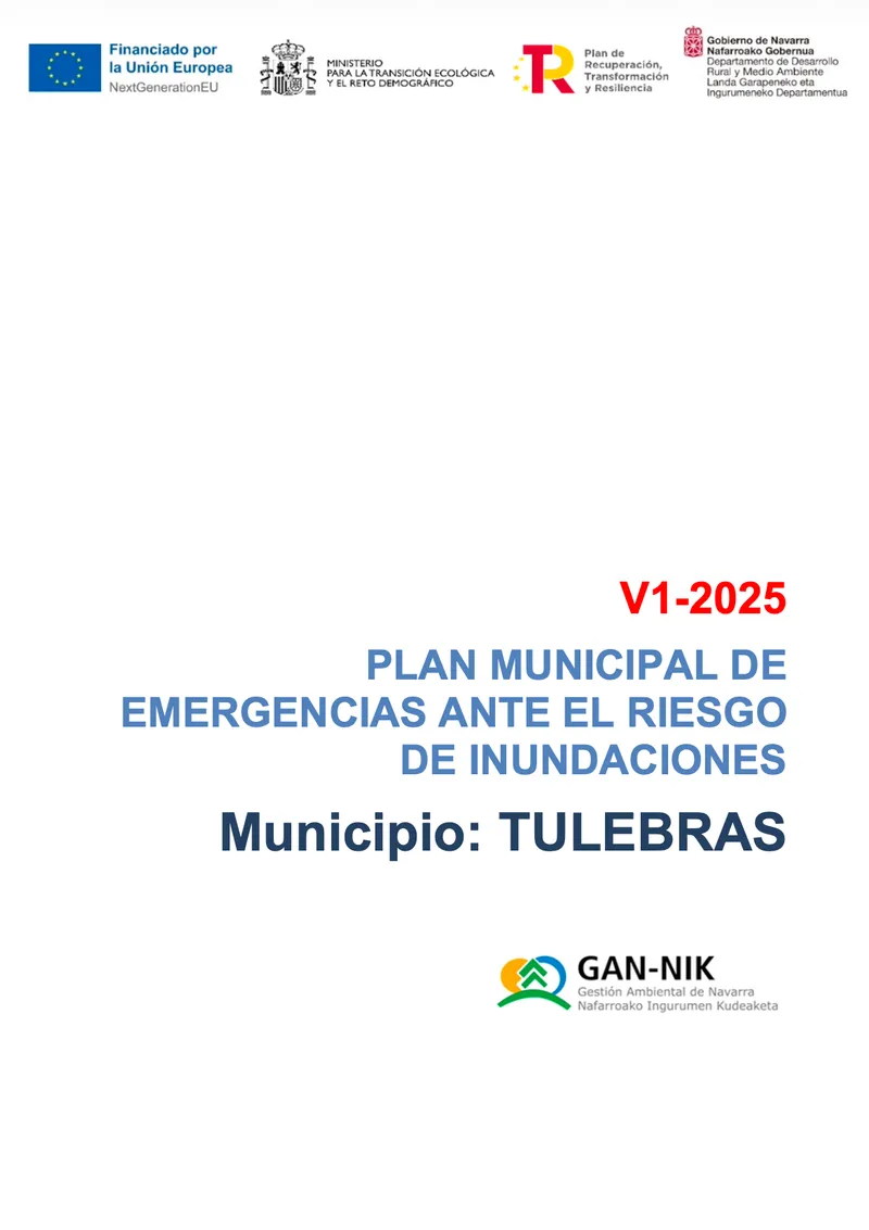 Tulebras aprueba su Plan Municipal de Emergencias ante el riesgo de inundaciones