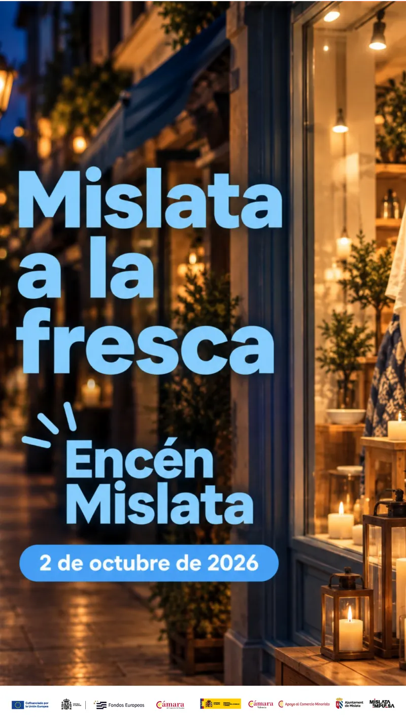Mislata ilumina su comercio local con "Encén Mislata" y música a la luz de las velas