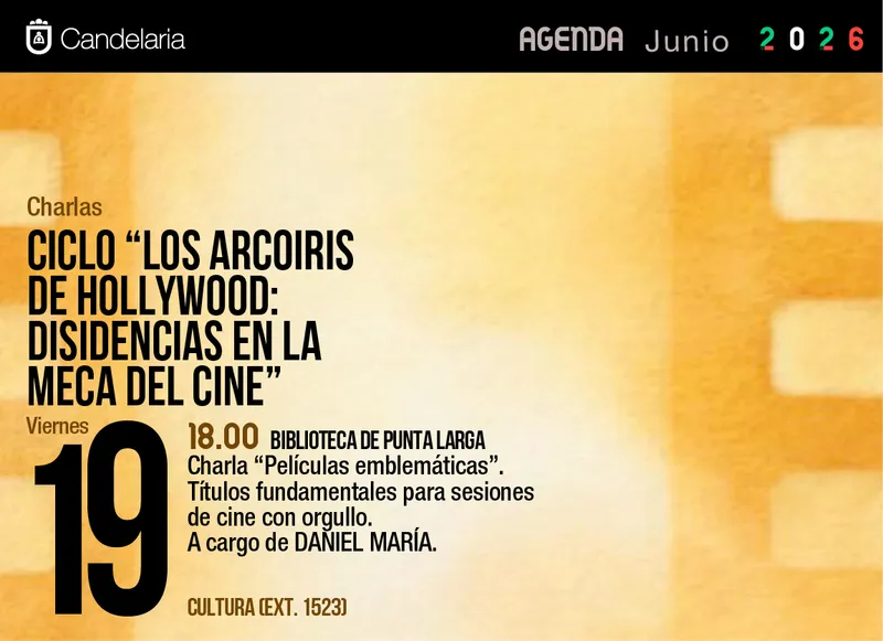 Candelaria acoge charla sobre disidencias en el cine de Hollywood