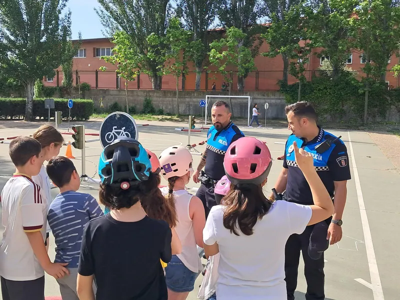 La Policía Local de Laguna de Duero imparte Educación Vial a 1000 escolares
