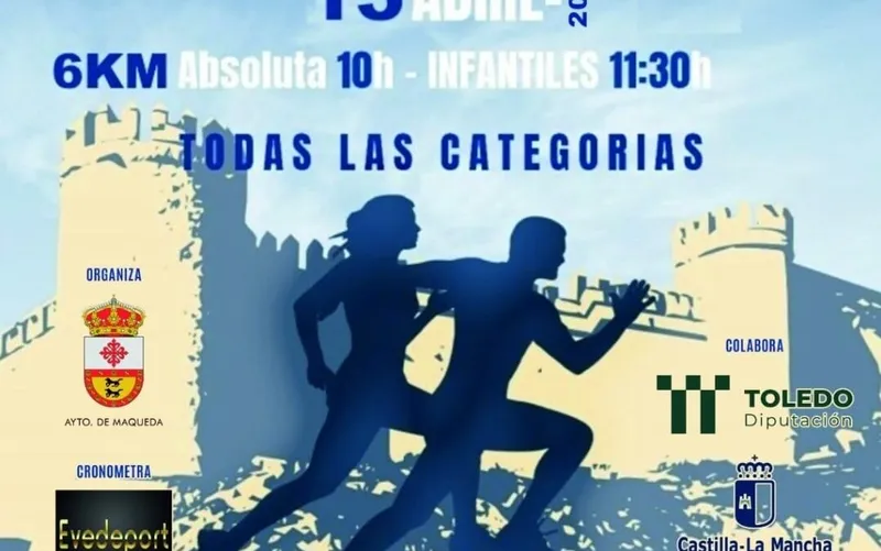 Maqueda celebra su Carrera Popular 'Villa de Maqueda' el 13 de abril