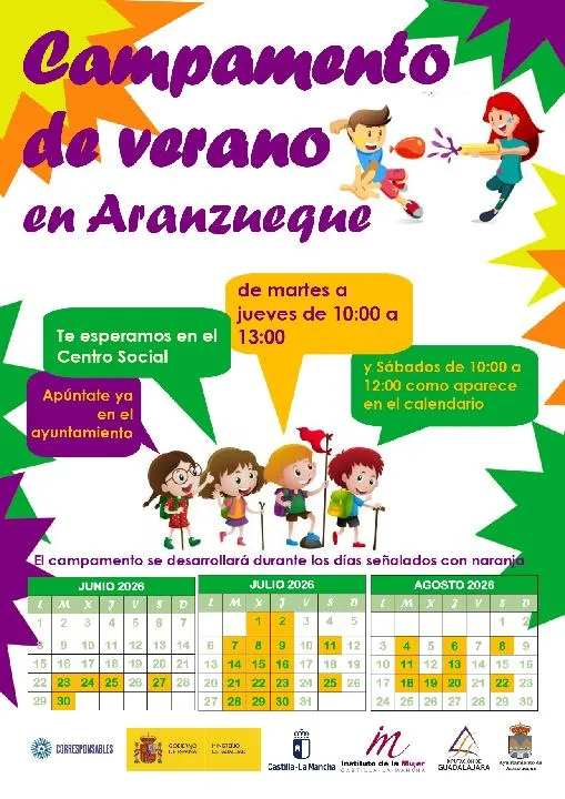 Aranzueque abre inscripciones para su campamento de verano infantil