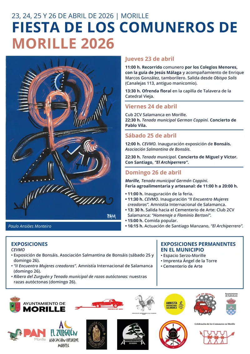 Morille celebra la Fiesta de los Comuneros del 23 al 26 de abril