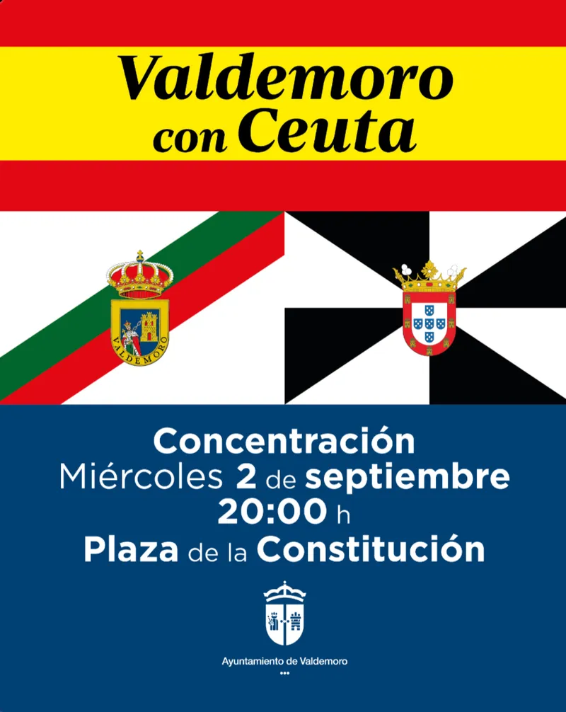 Valdemoro convoca una concentración de apoyo a Ceuta