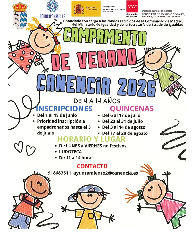 Canencia abre inscripciones para su campamento de verano 2026