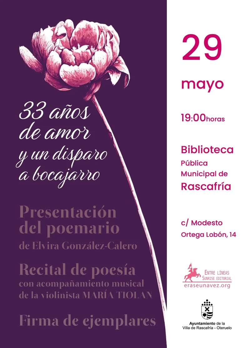 Elvira González-Calero presenta su poemario en un recital íntimo en Rascafría