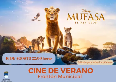 Riaza proyecta 'Mufasa. El rey León' este domingo en su cine de verano