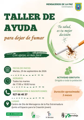 Moraleja lanza un taller gratuito para dejar de fumar este otoño