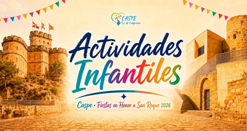 Caspe celebra las Fiestas de San Roque con un programa diverso para todas las edades