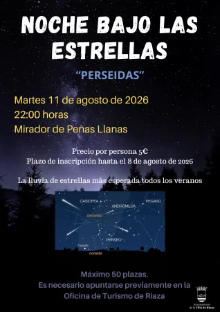 Riaza celebra una noche de estrellas con taller de astronomía y observación de las Perseidas