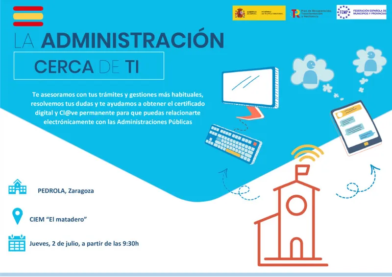 Pedrola acerca la administración digital a sus vecinos con el programa «La Administración cerca de ti»