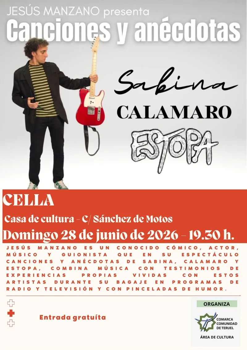 Jesús Manzano protagoniza un encuentro cultural en la Casa de Cultura de Cella