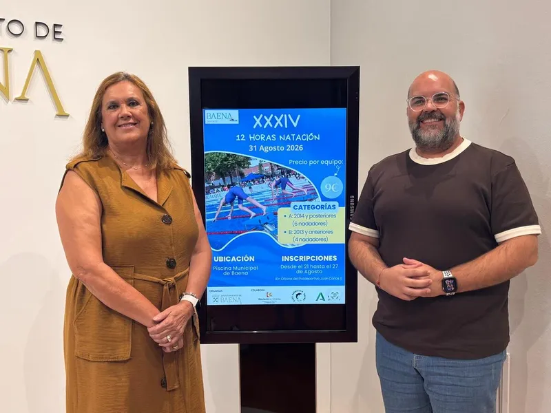 Baena acoge la XXXIV edición de las 12 Horas de Natación el 31 de agosto
