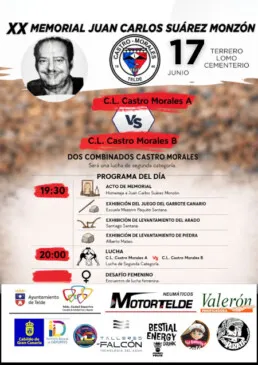 Telde celebra el XX Memorial Juan Carlos Suárez Monzón de Lucha Canaria