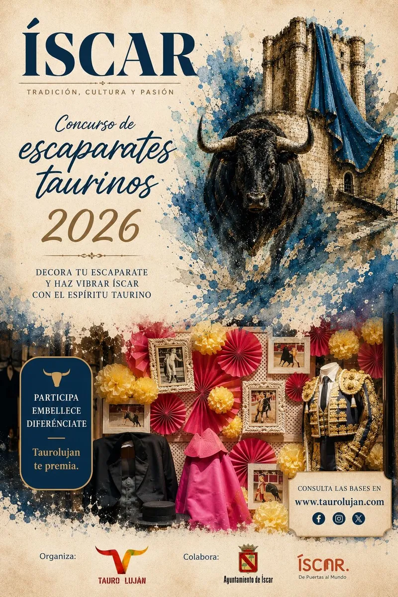 Íscar impulsa el comercio local con un concurso de escaparates taurinos
