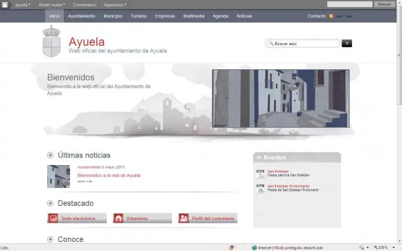Ayuela estrena portal web para informar a sus ciudadanos