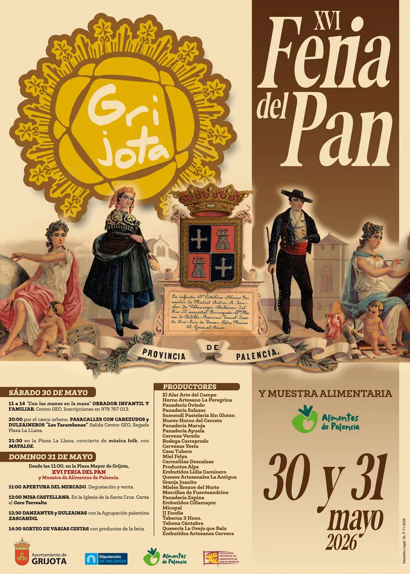 Grijota celebra la XVI Feria del Pan con degustaciones y actividades