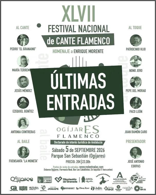 Ogíjares agota entradas para su Festival Nacional de Cante Flamenco