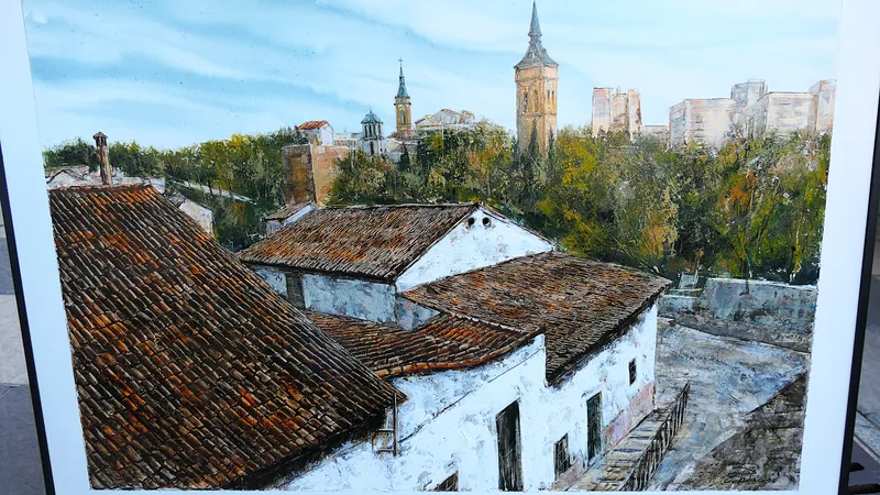 Evaristo Palacios Yuste triunfa en el XXVII Concurso Nacional de Pintura Rápida de Guadalajara