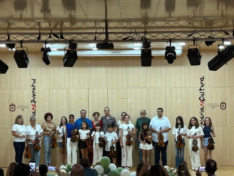 La Escuela Municipal de Violín de Candelaria cierra su curso con 30 alumnos
