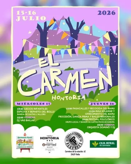 Hontoria celebra las Fiestas del Carmen con música y tradición