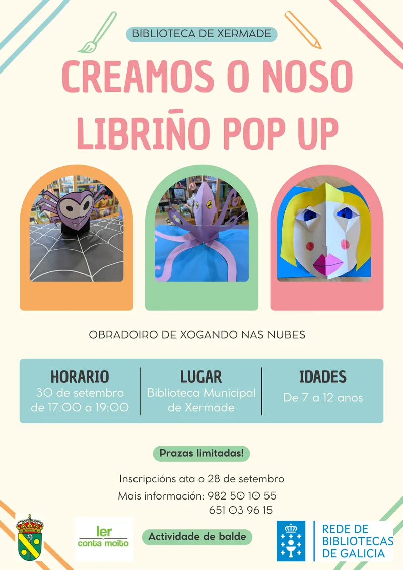 Xermade celebra un taller infantil para crear libros pop-up